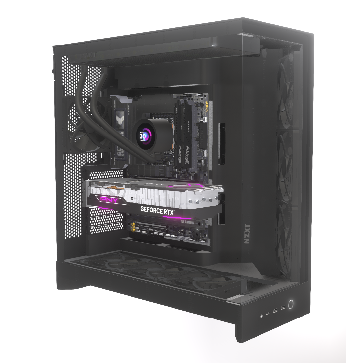 Black Ice — Intel U7 + 5070 Ti